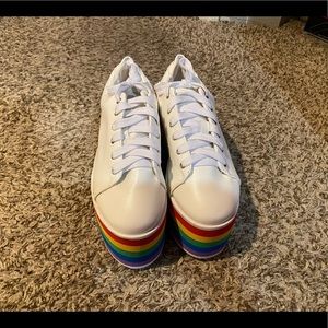 Rainbow shoes